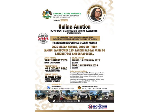 KZN DEPARTMENT OF AGRICULTURE AND RURAL DEVELOP